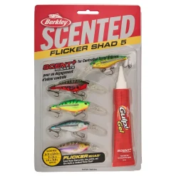 Scented Flicker Shad® Tiger Pack