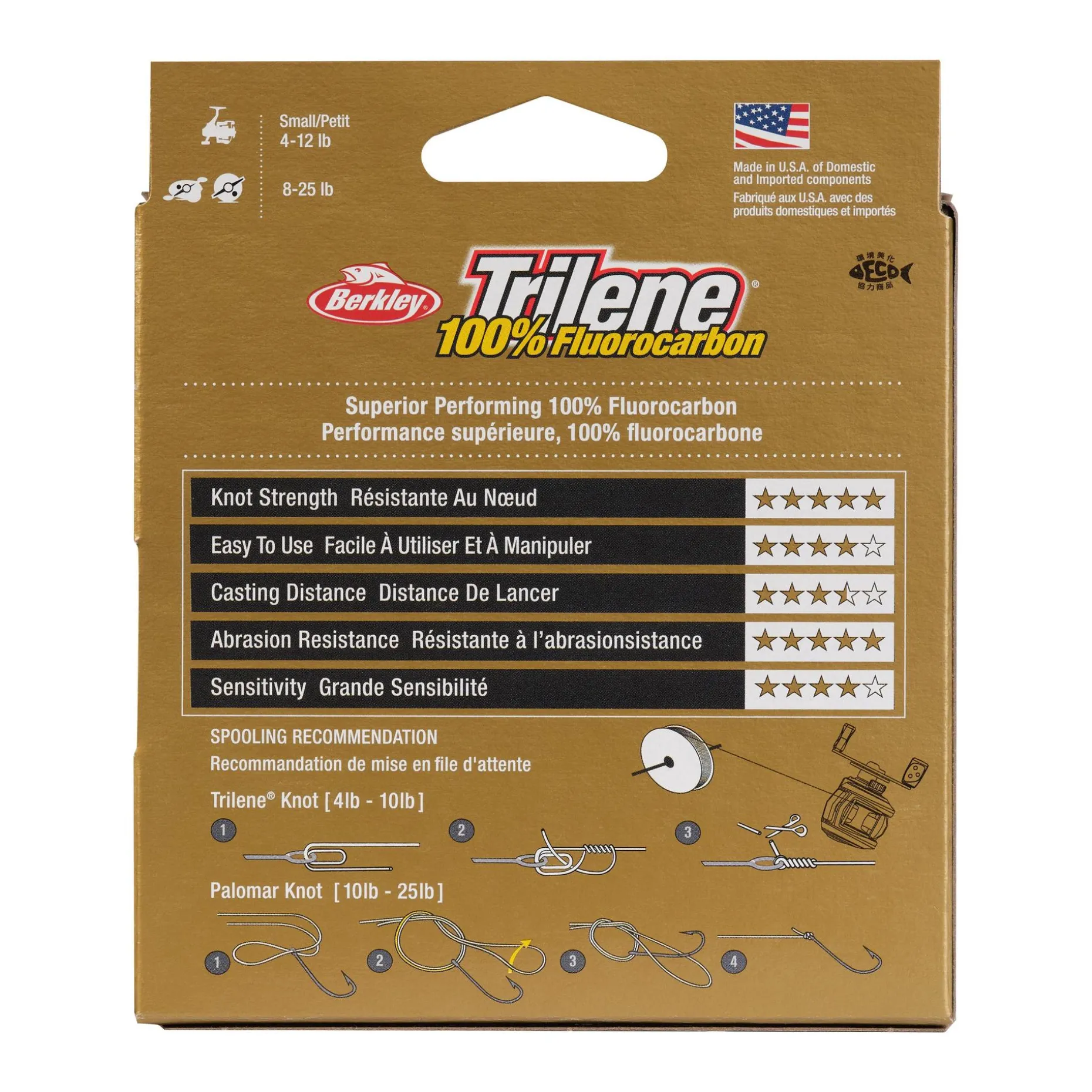 Trilene® 100% Fluorocarbon Filler Spool