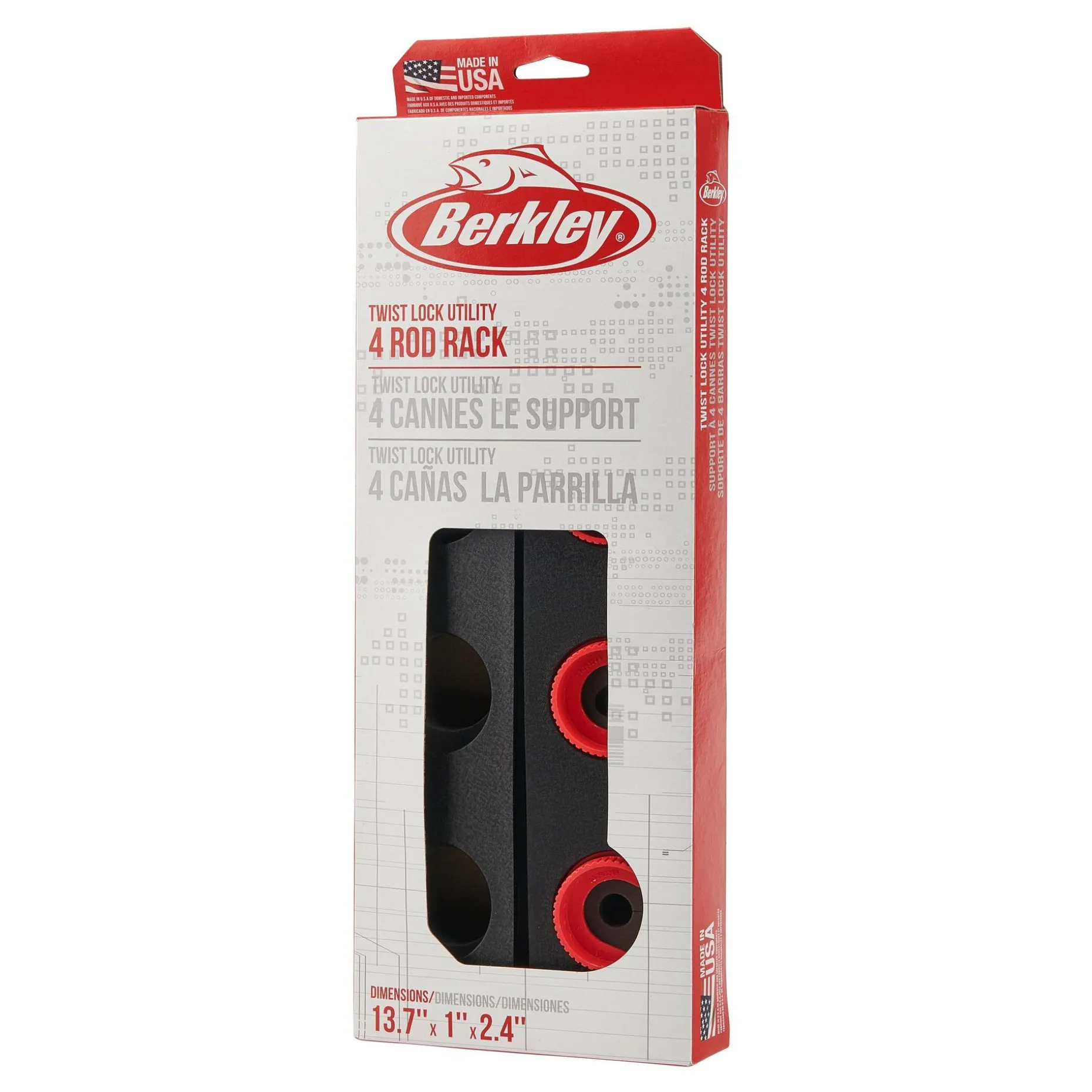 Twist Lock Utility 4 Rod Rack